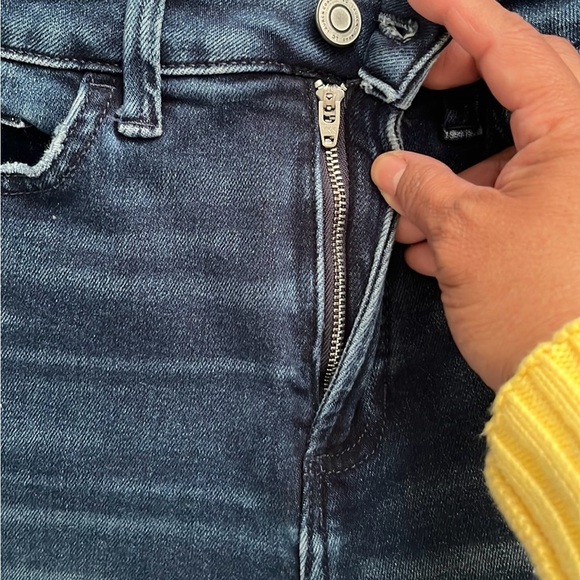 LC LAUREN CONRAD curvy skinny 8s Women's Dark Blue Jeans used good condition - Picture 8 of 11